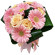 bouquet of roses and gerberas. Volgograd