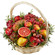fruit basket with Pomegranates. Volgograd